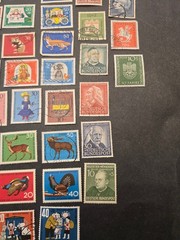 German Stamp Collection Lot 1950s Many Sets Jugend Welfare Birds Animals