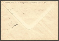 DDR Germany 1968 Orchids Flowers on Registered Cover Burgstadt to Hann-Munden