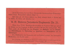 GERMANY 1927 Post Card sent from Munchen to Wutrzburg – K.B. Reserv Infant Reg