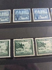 Collection Of 33 Third Reich German Stamps Midt 1930s- Early 1940s