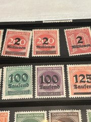 German Overprint Stamp Lot Of 20 MNH