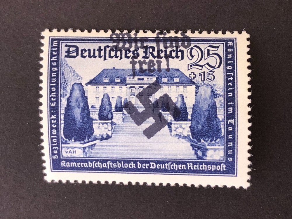 SUDETENLAND WWII Local ovpt OSTRAU 25+15 Rpf. MNH /s13 #326