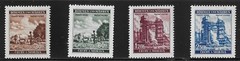 MNH stamp set Sc56 -59 Prague Fair Third Reich Occupation 1941 Czechoslovakia