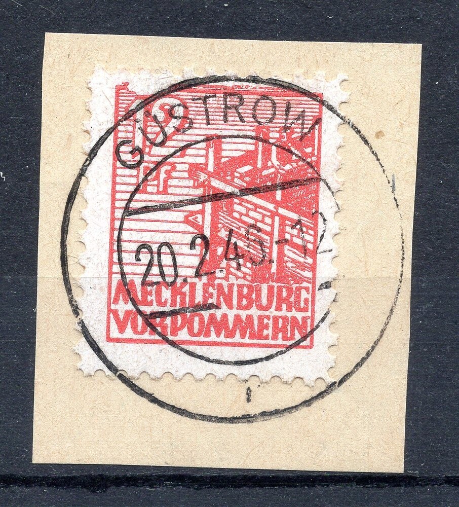 Allied Occupation, Mecklenburg Mi. 36, VF ++ used, see description