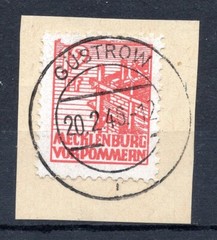 Allied Occupation, Mecklenburg Mi. 36, VF ++ used, see description