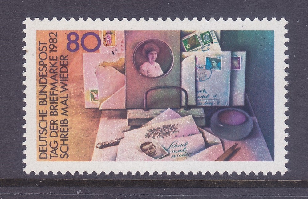 Germany 1382 MNH 1982 Stamp Day Issue Very Fine