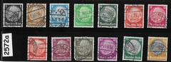 Used Stamp group 1932-1936 President Hindenburg Third Reich era Germany #2572a