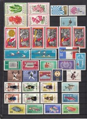 East Germany GDR DDR 1966 – complete year set – MNH