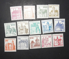 GERMANY SCOTT #1231-1242 VARIOUS CASTLES MNH SET OF 14