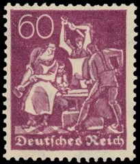 GERMANY 168 – Iron Workers „1921 Red Violet“ (pc13390)