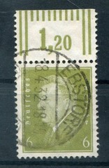 DR-Weimar 465OR Upper Margin Used (Stamped) Authentic