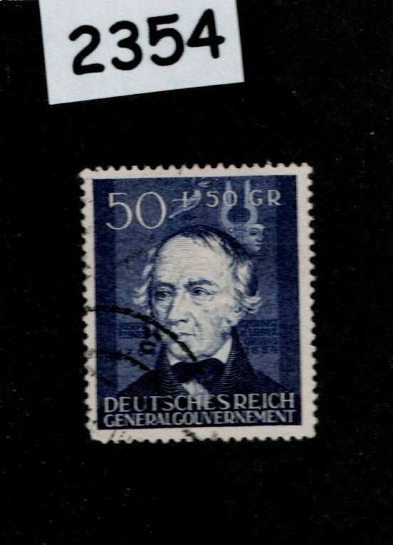 Used Stamp Sc NB22 Red Cross General Government Poland WWII #2354