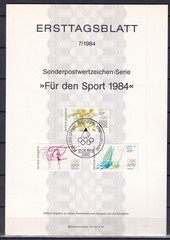 Bundesrepublik ETB 1206-8 Scott B620-2 Olympics