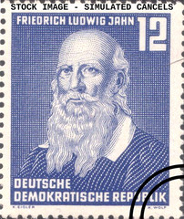 DDR #Mi317 Used 1952 Friedrich Jahn Gymnastics [Y II][110]