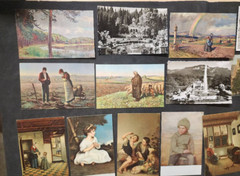 WW2 WWII Vintage Antique German Pre-Stamped Postcards w WAFFEN Elite ink stamps