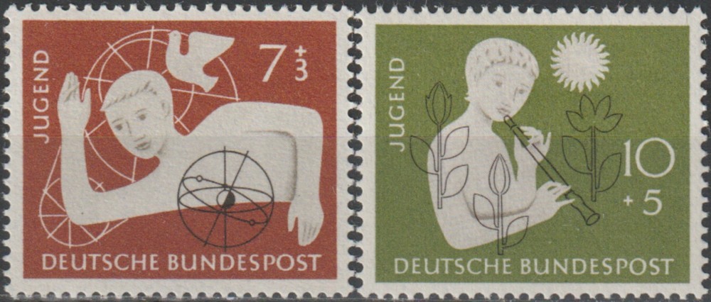 Germany-FRG Youth Hostels 1956 MNH-11 Euro