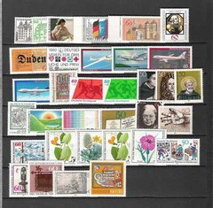 Bund, BRD, Jahrgang 1980 – 1989, postfrisch **, zur Auswahl