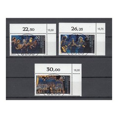 Berlin 1988, Mich. No.: 808-10 stamped corner edge KBWZ Frankfurt