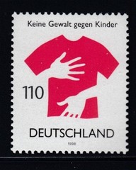 GERMANY No Violence Against Children MNH stamp