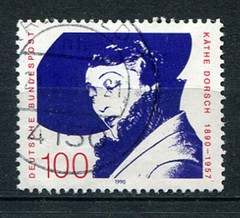Germany – BRD : Käthe Dorsch stamp from 1990 – used