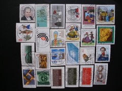 Germany 1981-82- Two Complete Years of 80 Stamps, 1 Souvenir Sheet Used, CTO