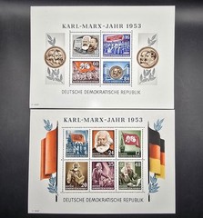 DDR EAST GERMANY Mi. #Block 8 scarce mint MNH stamp sheets