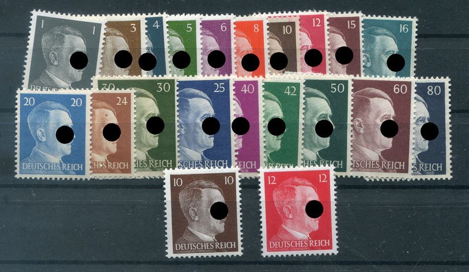 DR-3rd Reich 781/98 + 826/27 impeccable ** MNH MINT (80447