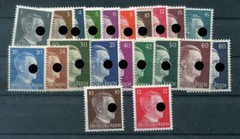 DR-3rd Reich 781/98 + 826/27 impeccable ** MNH MINT (80447