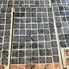 RESELLER GERMANY 20pf, 30pf DIENSTMARKE USED STAMPS HOARDER LOT WORLD WAR I
