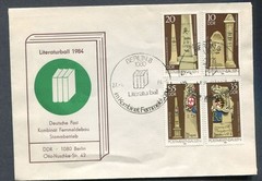 Germany – DDR : Special cover from 1984 – Literaturball – CTO