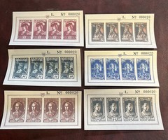 WWII WW2 German Waffen SS Stamps souvenir sheets Belgium Volunteers Legion 1942