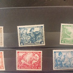 Germany Stamps Scott B49 To B57 MH Complete Wagner Opera Rare VF Set SCV $429.