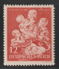 Germany 1943 Sc # B 246 Mother & Children MNH OG