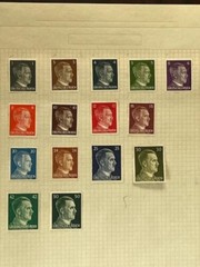 Germany 1941 Scott – WW II Adolph Hitler Nazi 3rd Reich 14 STAMPS MINT HINGED