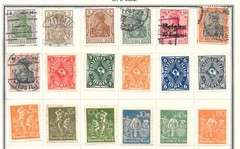 GERMANY 1930+ ALBUM PAGE 36 FINE USED & MINT HINGED STAMPS