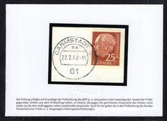 GERMANY 1954 184y,186y used FLAWLESS signed SCHLEGEL BPP (N2605