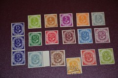 ALEMANIA freimarken POSTHORN COMPLET MNH -136 -70 USED- MNH