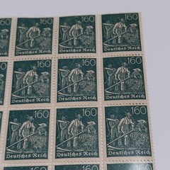 Lot of Weimar Republic Stamps from 1920s Germany, including 40 Pfennig Stamps