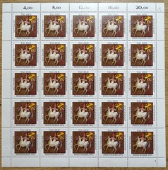 Bund 1192 mint never hinged complete Bogen Tag Della Lettera 1983 FN 1 MNH