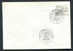 Germany – Berlin : Cover with fancy cancels (21.4.1970) – CTO