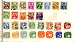 Bohemia Moravia WWII Occupation Stamp Lot Officials Postage Due Newspaper 29