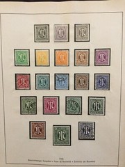 1945 A.M.G. ISSUES GERMAN PRINT POSTAGE STAMPS “VERY RARE” USED 80Pfg