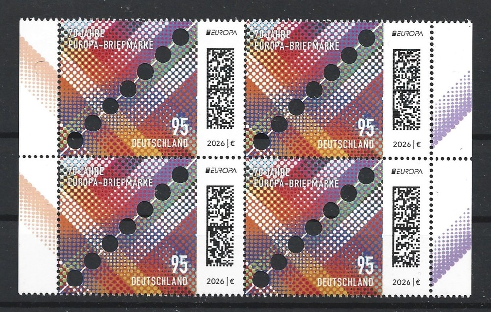 Germany 2026 MAY Issue EUROPA in Block of Four MNH