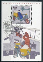 Bund Block No. 41 Stamp Tag der Briefmarke 1997 with Rubber 1947 ESST Bonn BRD