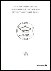 GERMANY FOLDER 2012/35 EISENBAHN MITTENWALDBAHN RAILROAD RAILWAY