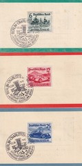 Lot Stamp Germany Sc B134-6 1939 WWII Auto Exposition Mercedes Benz U FDC