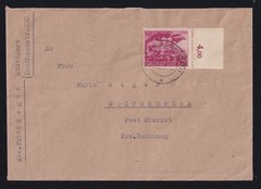 Germany | 1945 | SG 862 | Good Used on Cover – Scarce postally used