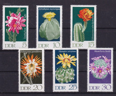 DDR MNH ** 1625-30 SC 1251-6 Flowers