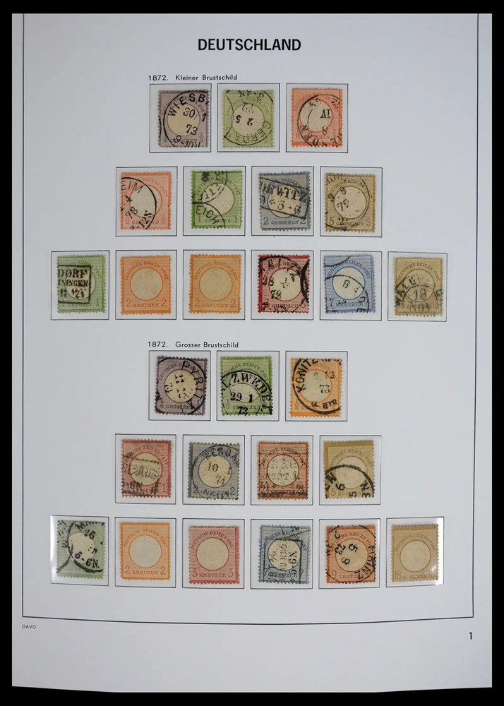 GERMANY REICH 1872-1945 MNH MH Used Complete Key Items DAVO Stamp Collection