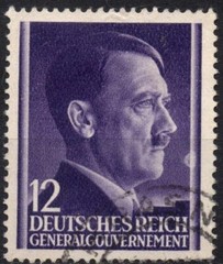GERMANY Governorate General Poland 1941 – Used 12 Gr. Hitler #DRM